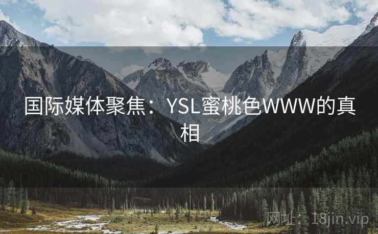 国际媒体聚焦：YSL蜜桃色WWW的真相